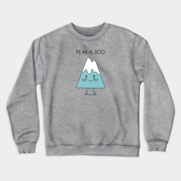 Peak-a-boo Crewneck Sweatshirt by milkyprint